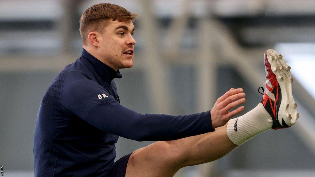 Garry Ringrose pictured in training in Dublin this week