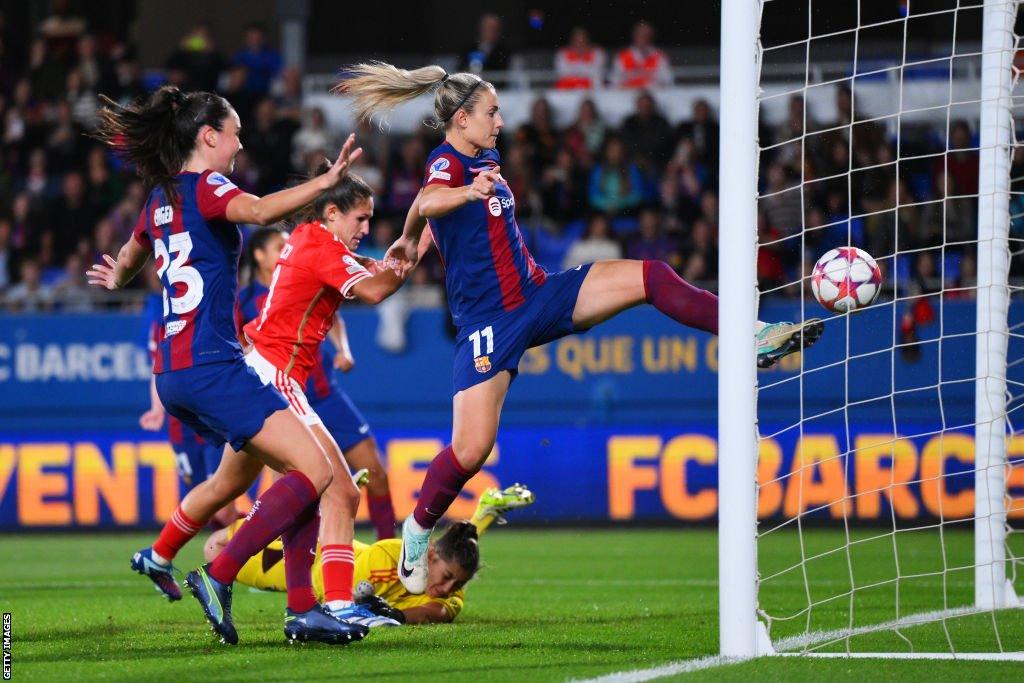 Alexia Putellas scores for Barcelona