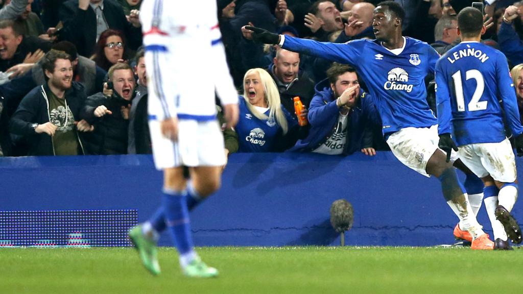 Everton celebrate