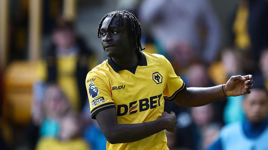 Wolves' Mateus Mane in action