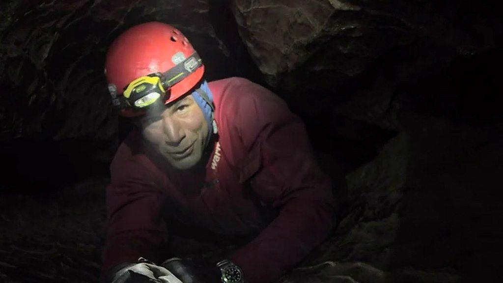 Richard Parks underground in Wales