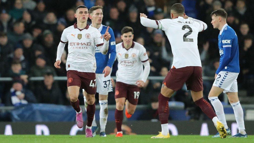 Man City celebrate