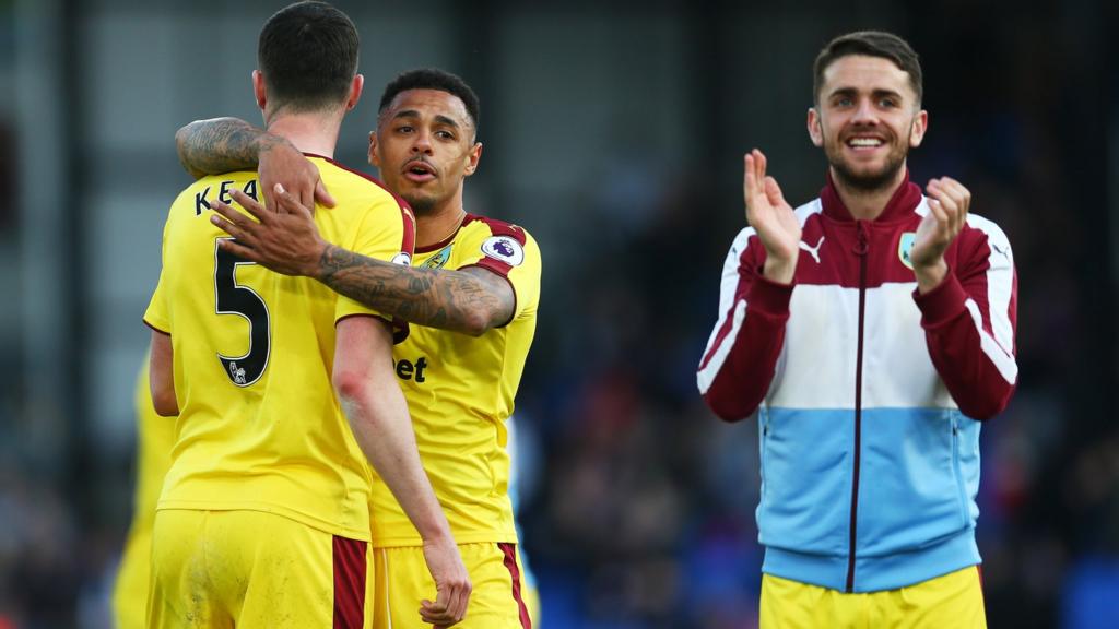 Burnley celebrate win