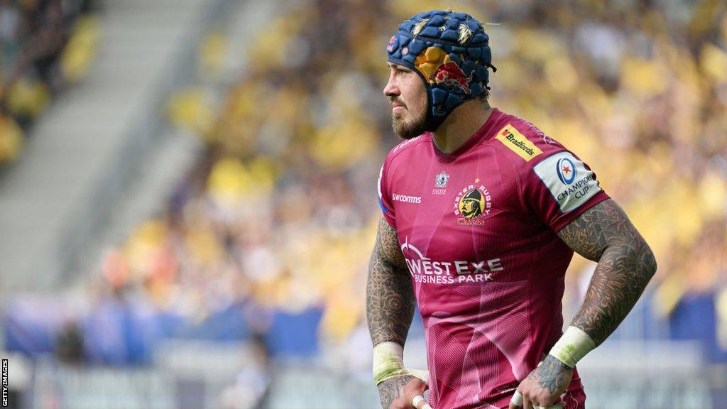 Jack Nowell in action for Exeter Chiefs