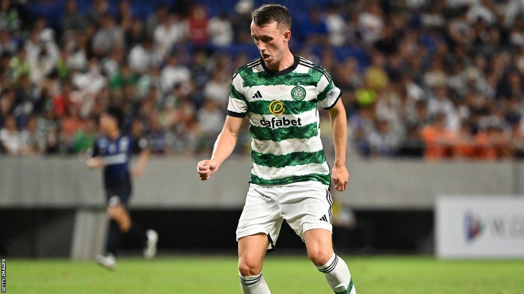 David Turnbull in action for Celtic