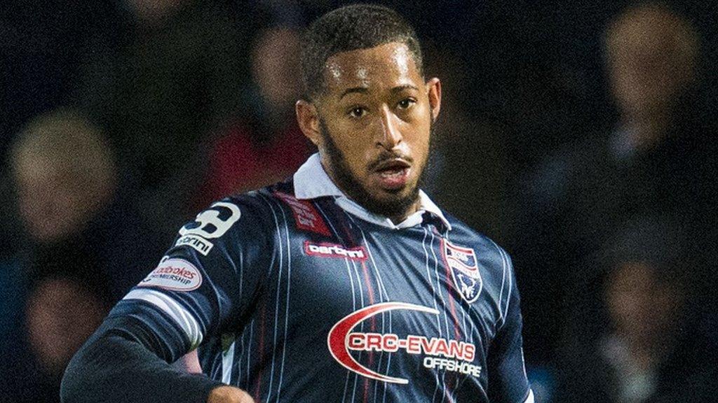 Ross County left-back Jamie Reckord