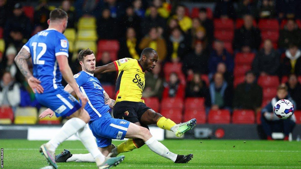 Keinan Davis scores for Watford