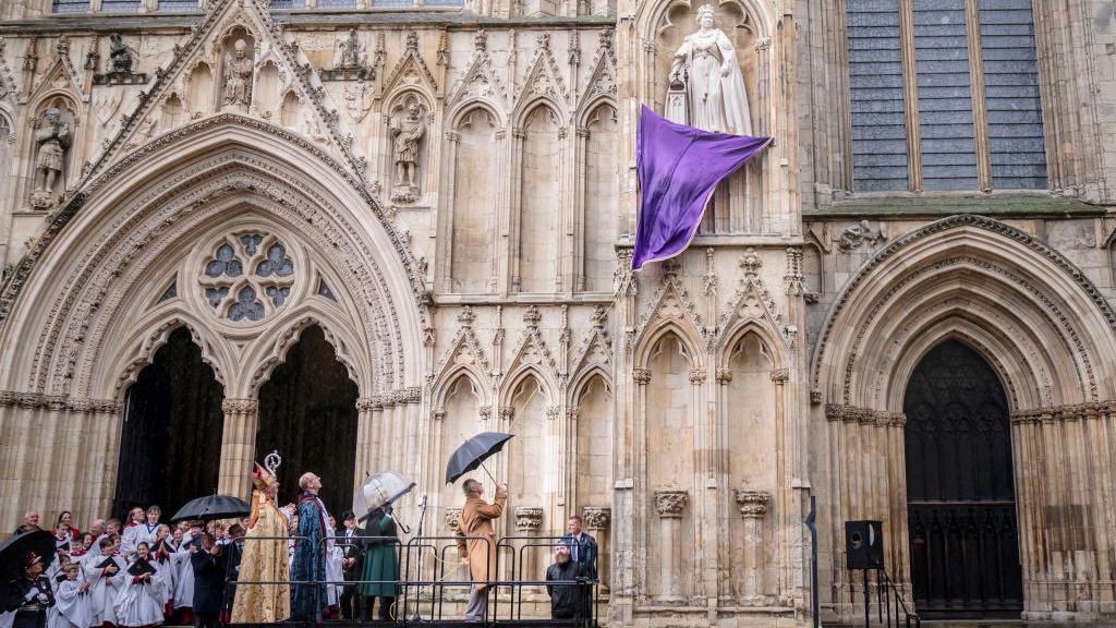 The King and Queen Consort at York Minster