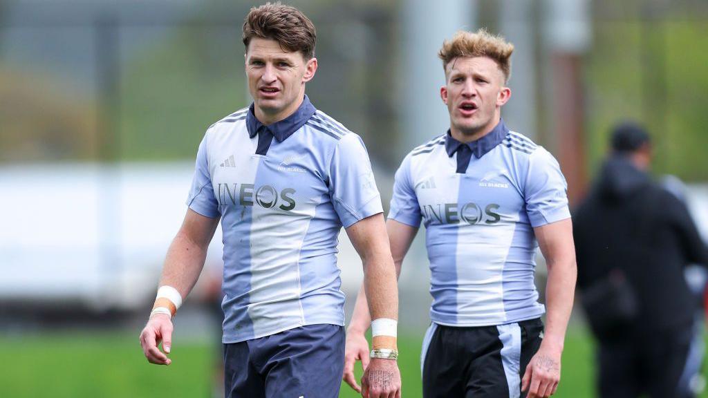 Beauden Barrett and Damien McKenzie