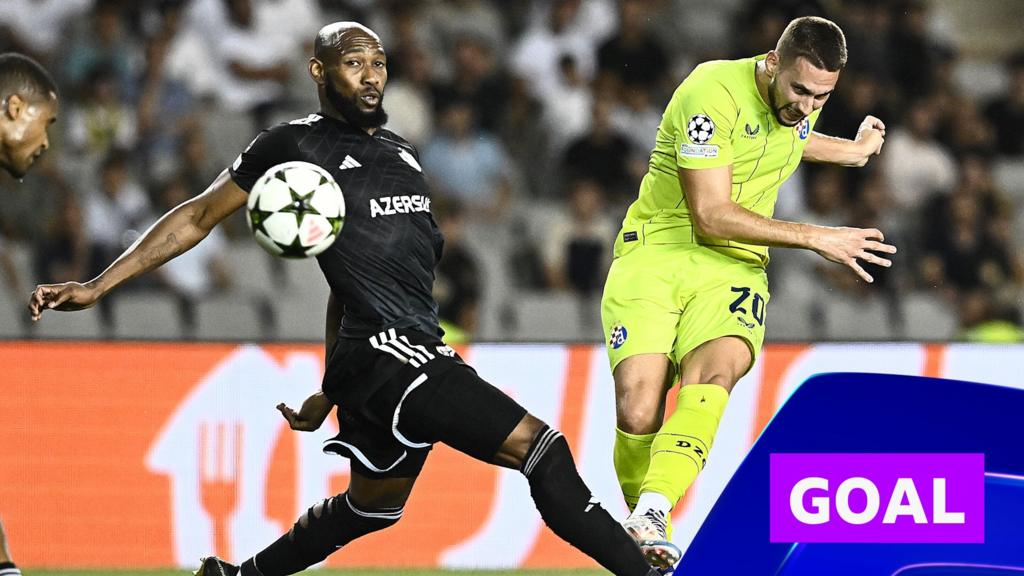 Uefa Champions League highlights: Qarabag 0-2 Dinamo Zagreb