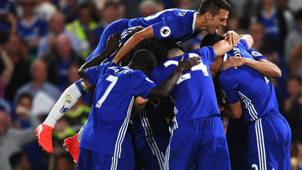 Chelsea celebrate