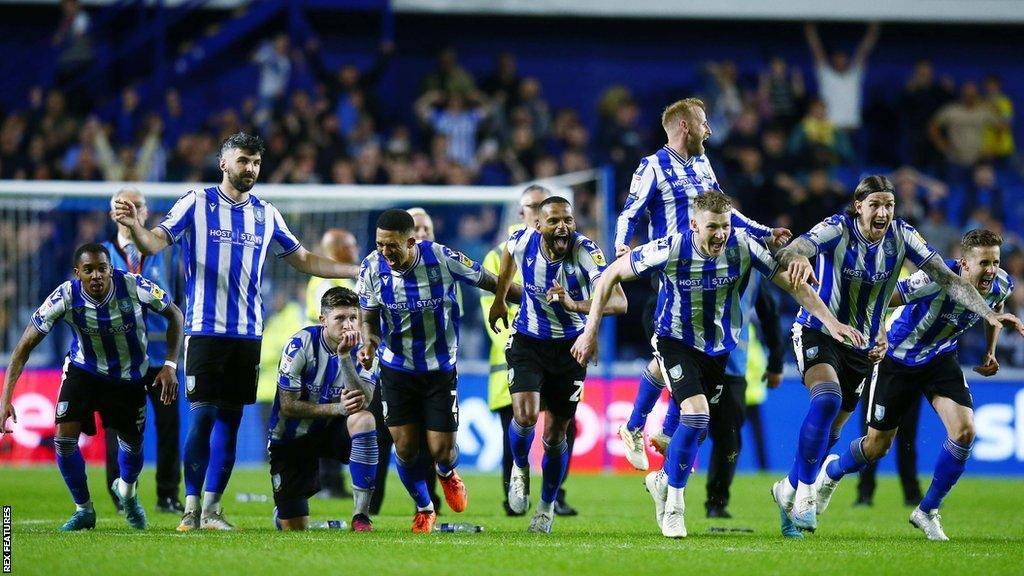 Sheffield Wednesday celebrate