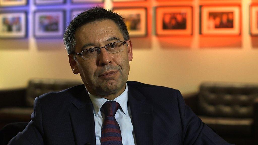 Barcelona president Josep Maria Bartomeu