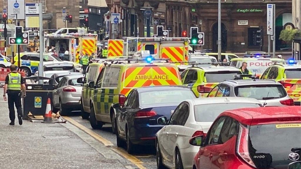 Police incident in Glasgow