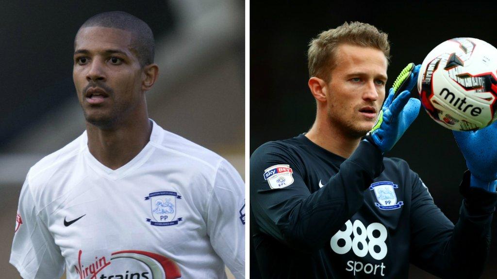 Jermaine Beckford and Anders Lindegaard