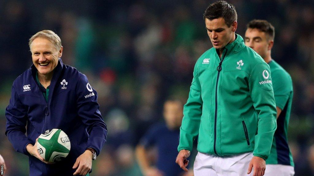 Joe Schmidt and Johnny Sexton back in 2016