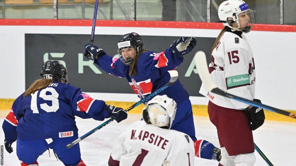 Image from GB v Latvia