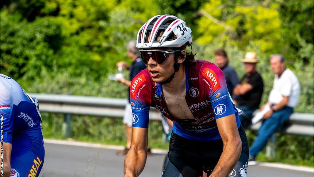 Jacopo Venzo Italian cyclist 17 dies after crash during junior race in Austria BBC Sport