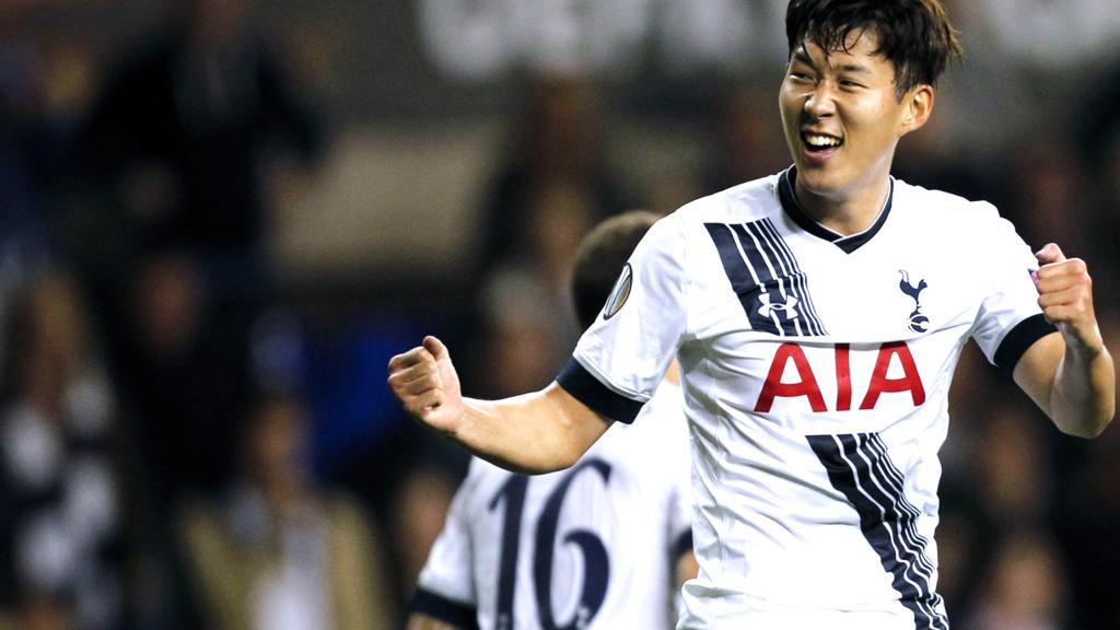 Tottenham celebrate