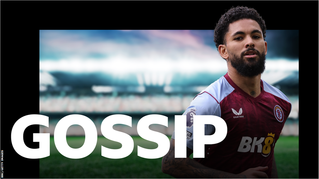 Douglas Luiz and the gossip logo