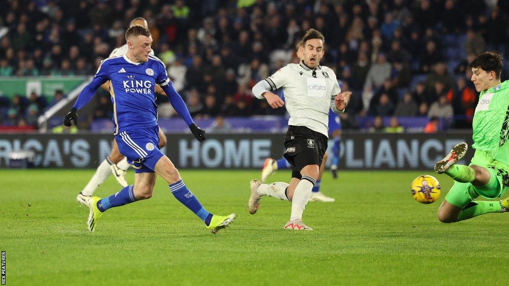 Jamie Vardy's goal against Sheffield Wednesday was his sixth strike for the Foxes in his past seven appearances