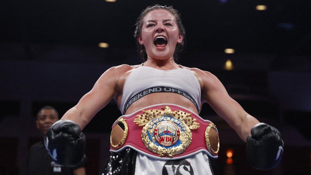 Sandy Ryan with her world title