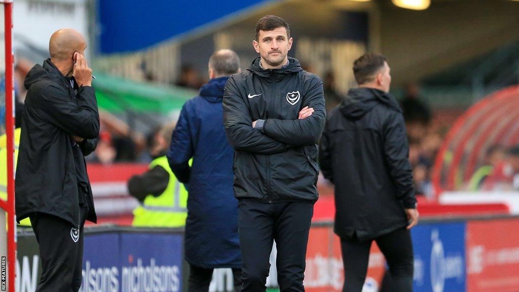 Portsmouth head coach John Mousinho