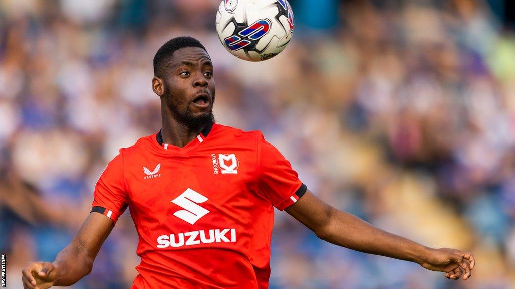 Jonathan Leko in action for MK Dons