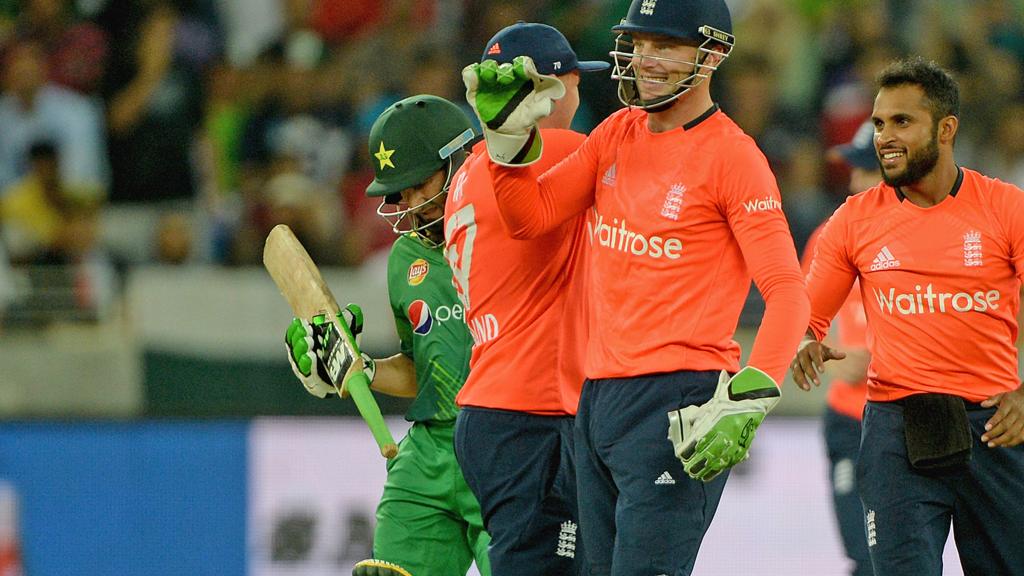 Buttler of England celebrates