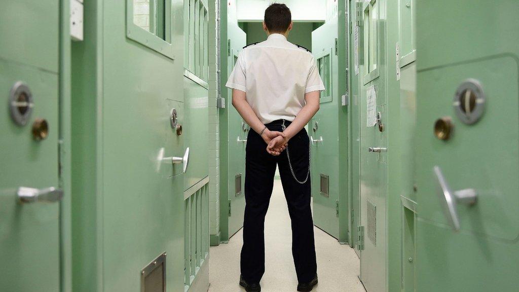 inside a Scottish prison