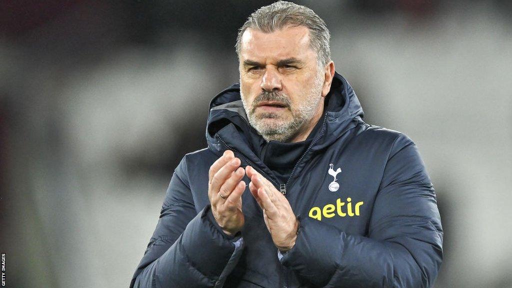 Tottenham manager Ange Postecoglou