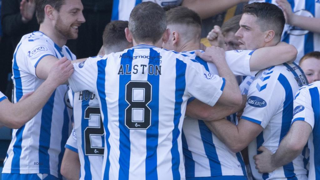 Kilmarnock celebrate