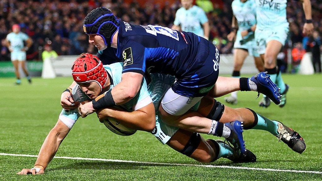 Adrien Warion scores for Toulon