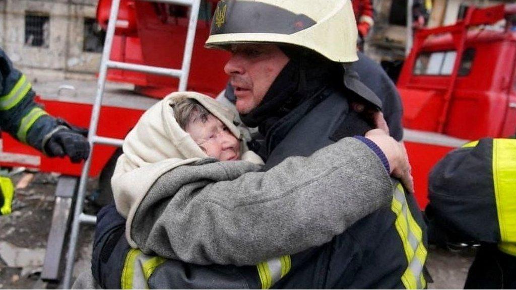 Woman rescued in Kyiv