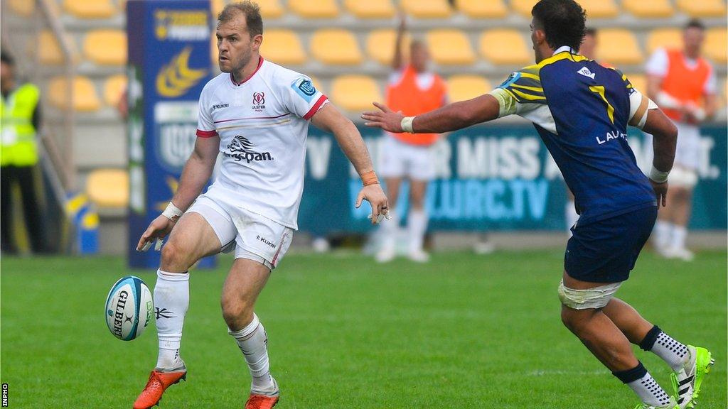 Ulster’s Will Addison against Zebre Parma in October