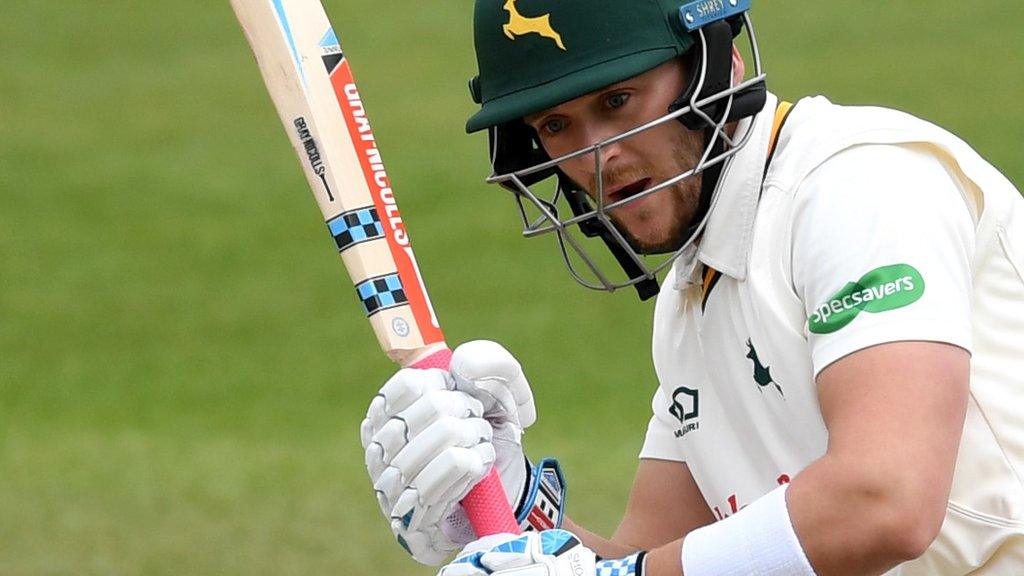 Notts batsman Joe Clarke