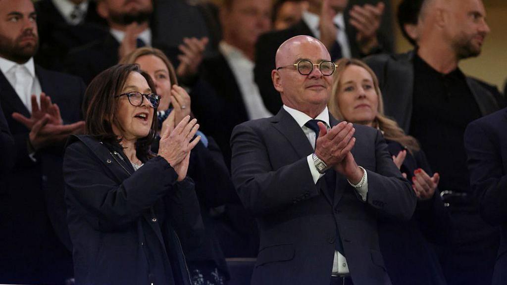 Vivienne Lewis and Charles Lewis at Tottenham Hotspur Stadium