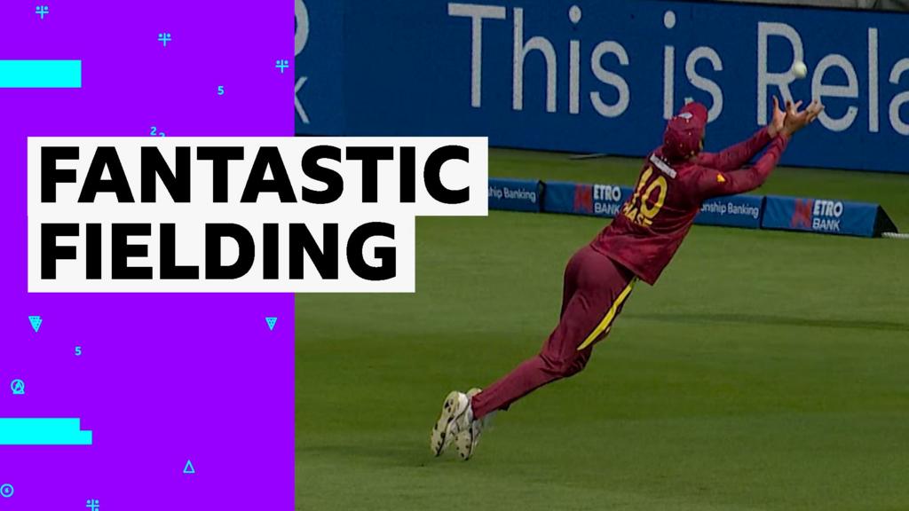 Windies take three brilliant catches in same innings