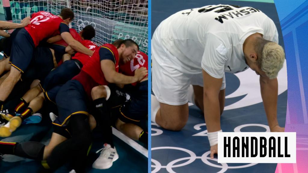 'Incredible' celebrations as Spain beat Egypt in handball quarter-final