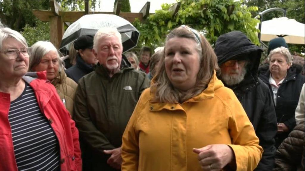 A group of residents in Arley, Warwickshire