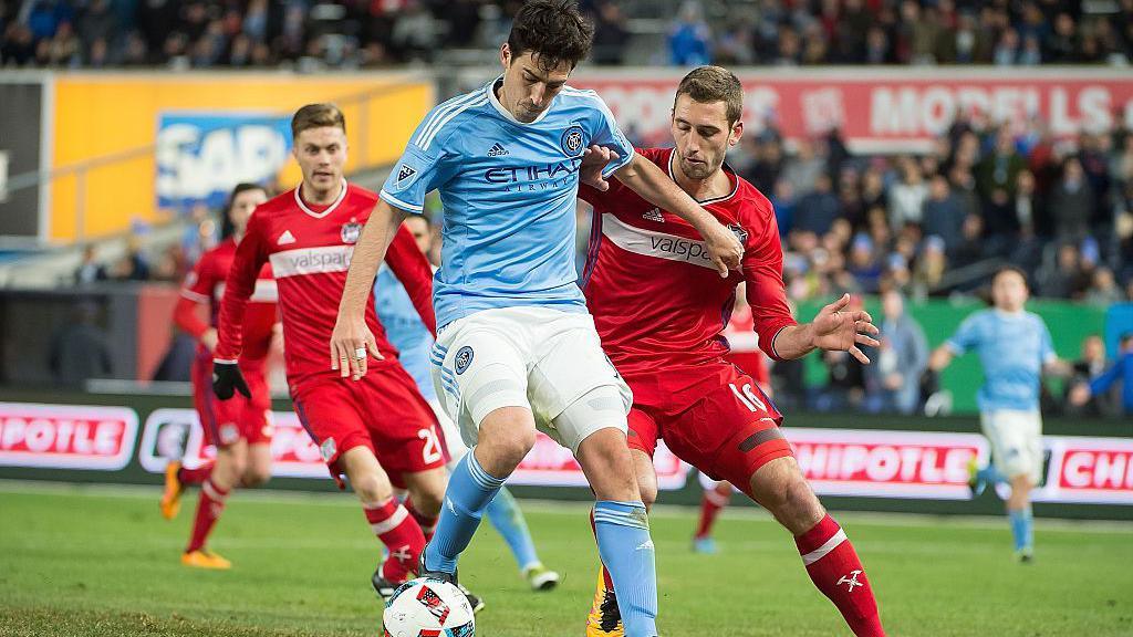 Iraola playing for New York City in 2016.