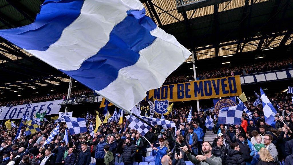 Everton fans at Goodison Park