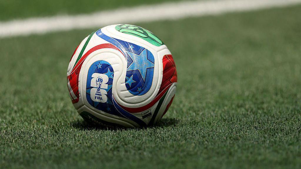 World Cup 2026 ball with Fifa logo visible