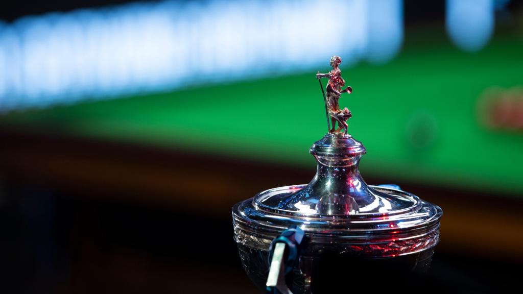 World Snooker Championship trophy