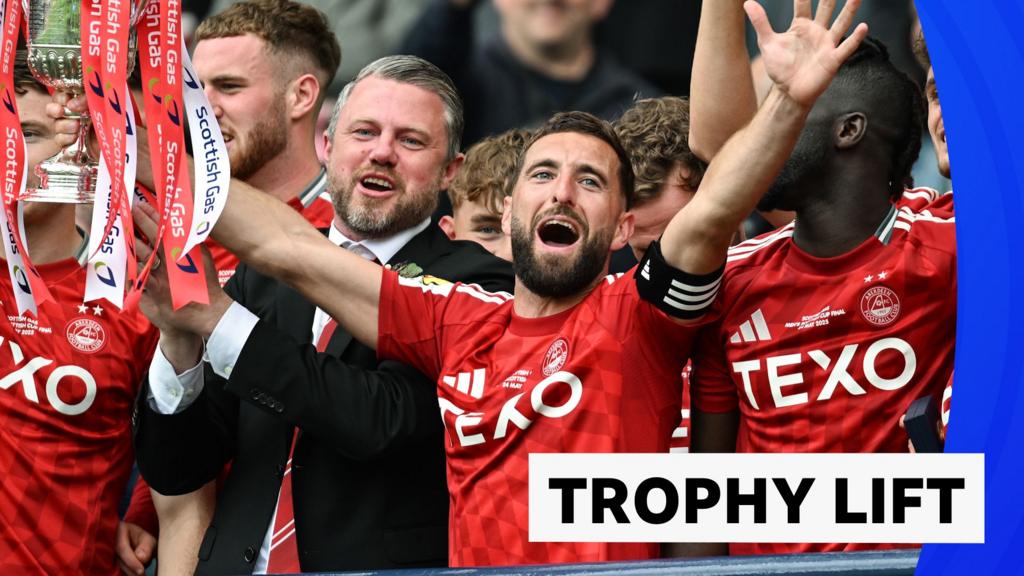 Watch Aberdeen lift Scottish Cup for first time since 1990