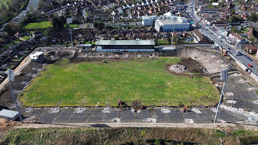 A derelict Casement Park
