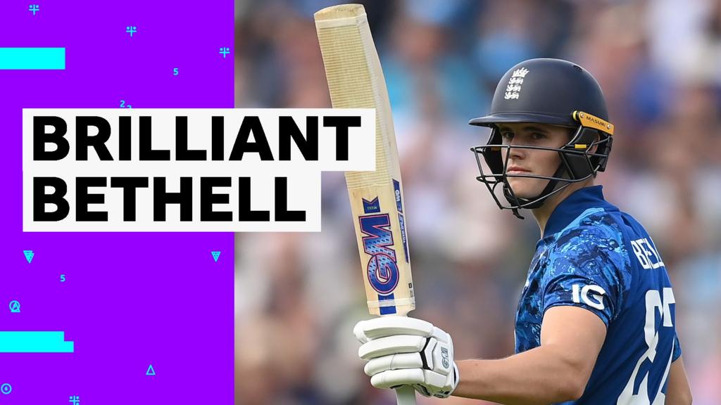 England Rout West Indies in ODI With Bethell Starring