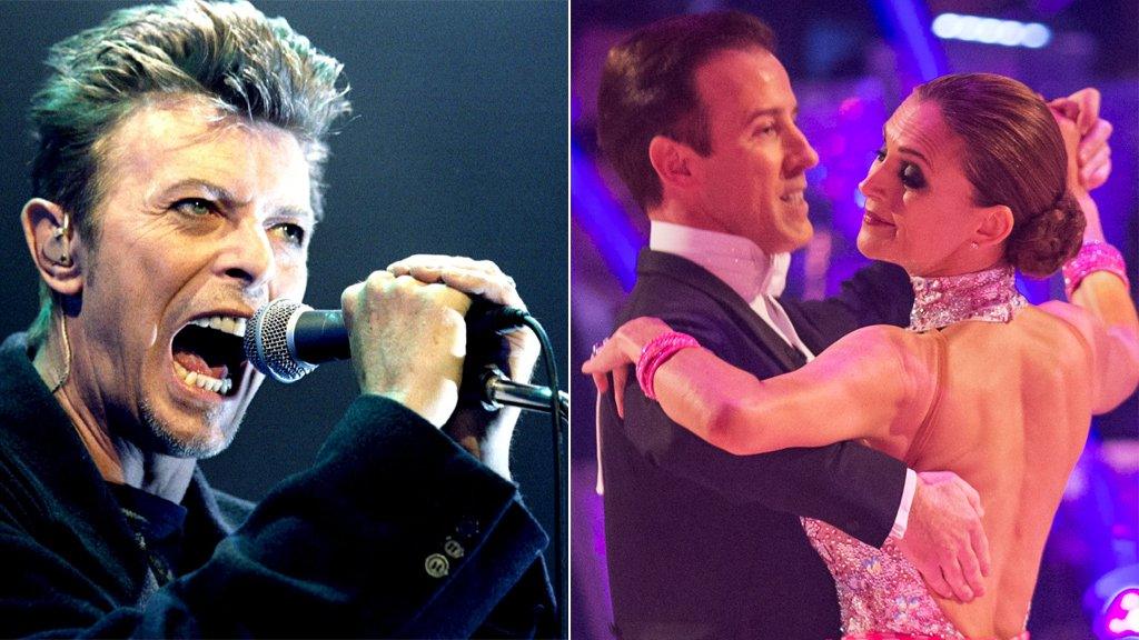 David Bowie and Katie Derham on Strictly Come Dancing