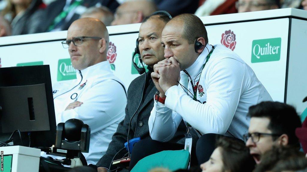 John Mitchell, Eddie Jones and Steve Borthwick