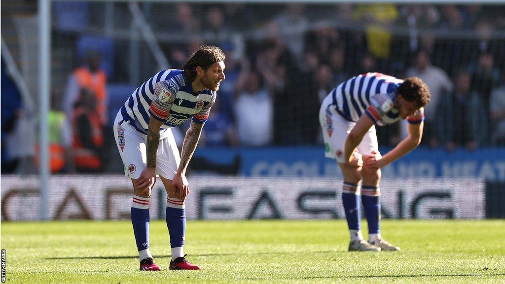 Huddersfield's win/draw against Sheffield United relegates Reading to League One.